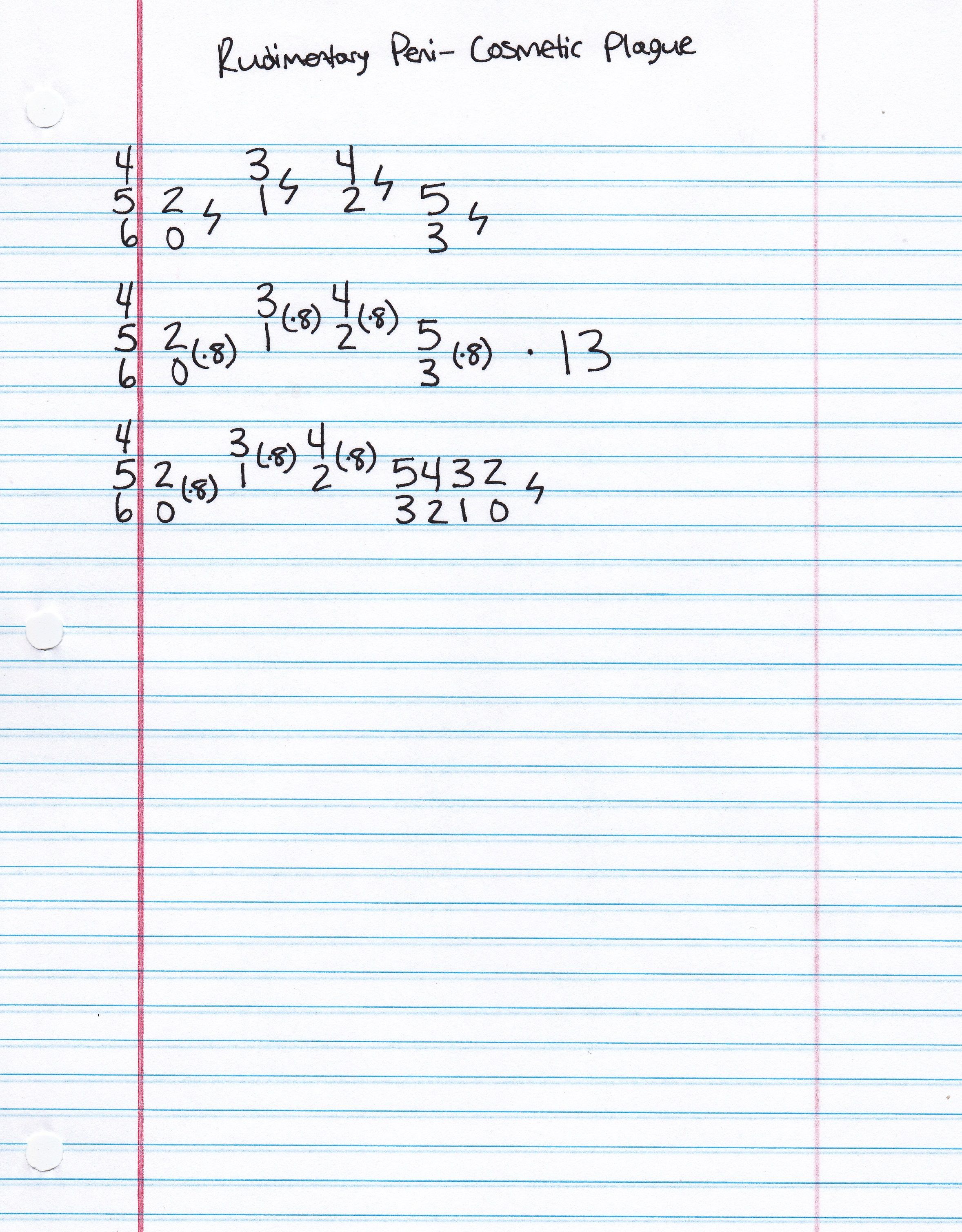 High quality guitar tab for Cosmetic Plague by Rudimentary Peni off of the album The EPs Of RP. ***Complete and accurate guitar tab!***